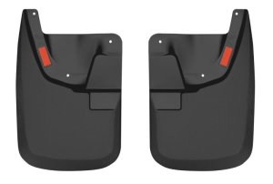 Ford F-250 Super Duty Mud Guards - Front - Husky Liners - Custom-Molded, FormFit Design, Husky Shield - Paintable Matte Finish - `11-`12